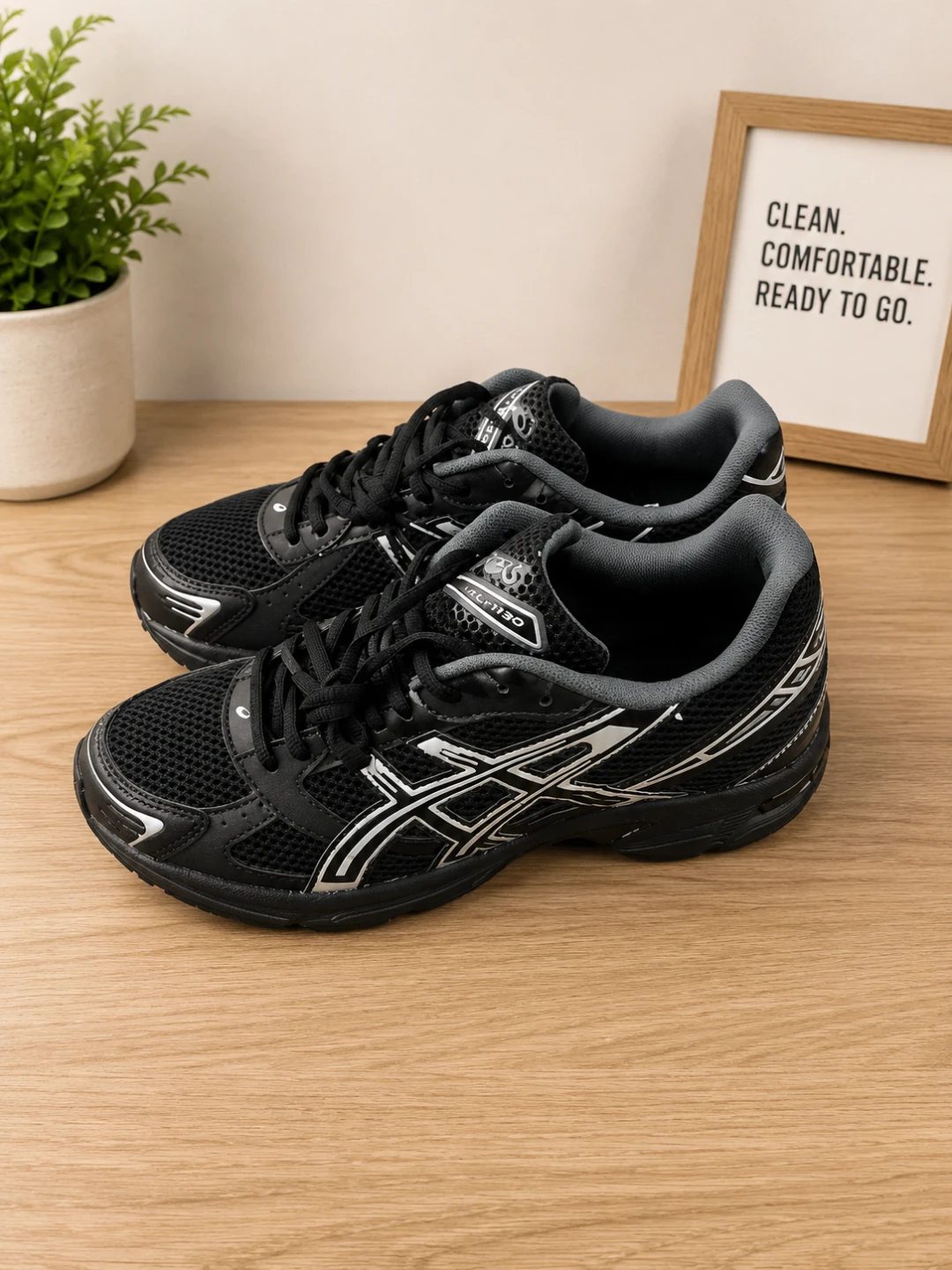 ASICS GEL-1130 Black Running Shoes US 11 - photo 2
