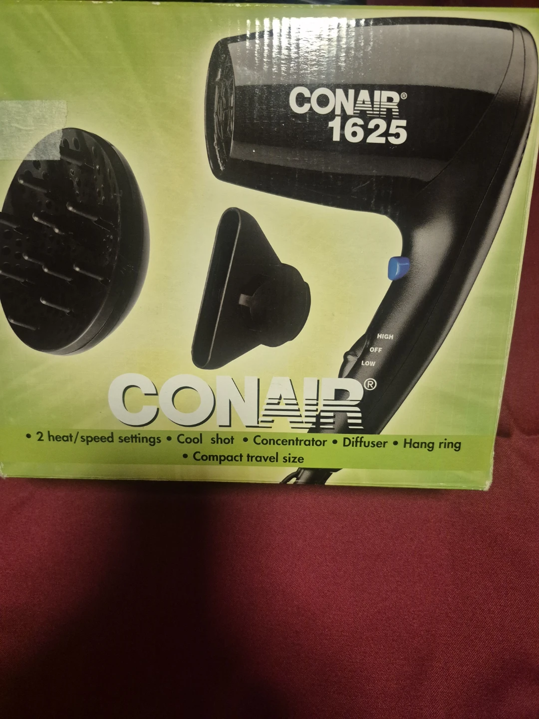 Conair 1625 Hair Dryer with Attachments - photo 2