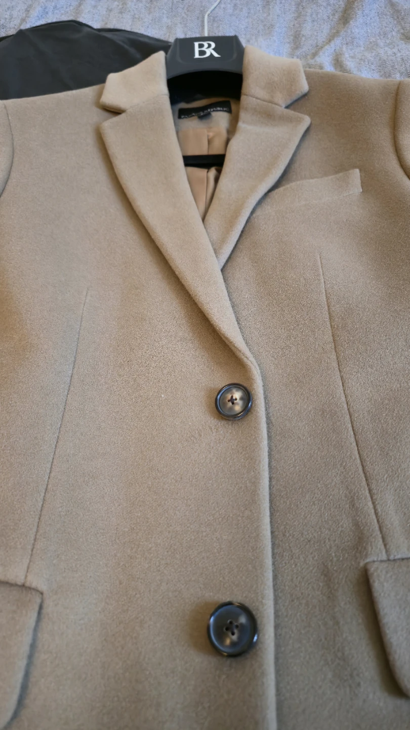 Banana Republic Camel Wool Blend Coat - Small - photo 3