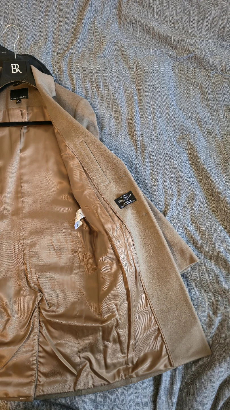 Banana Republic Camel Wool Blend Coat - Small - photo 4