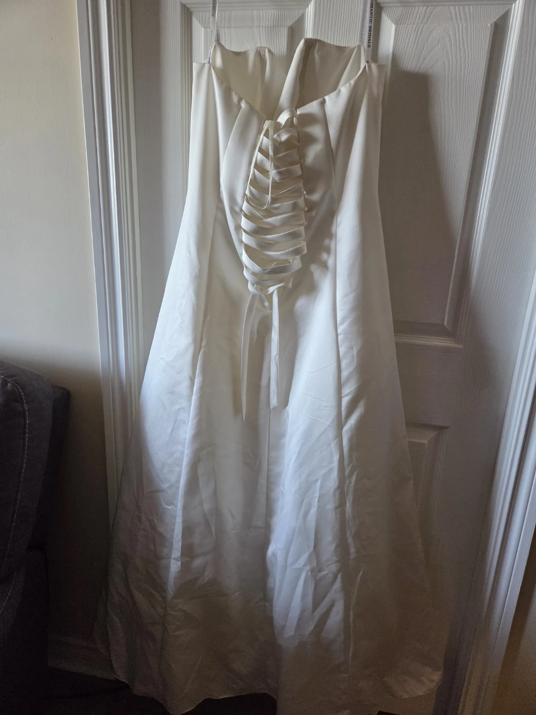 Romantic Bridal Strapless Wedding Dress Ivory Size 18 - photo 2