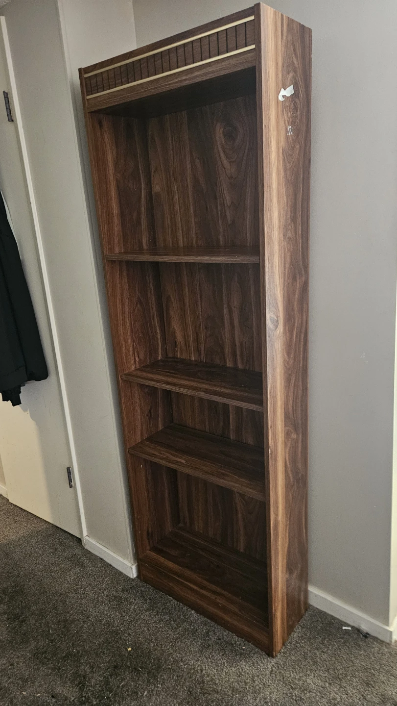 Dark Wood Bookshelf