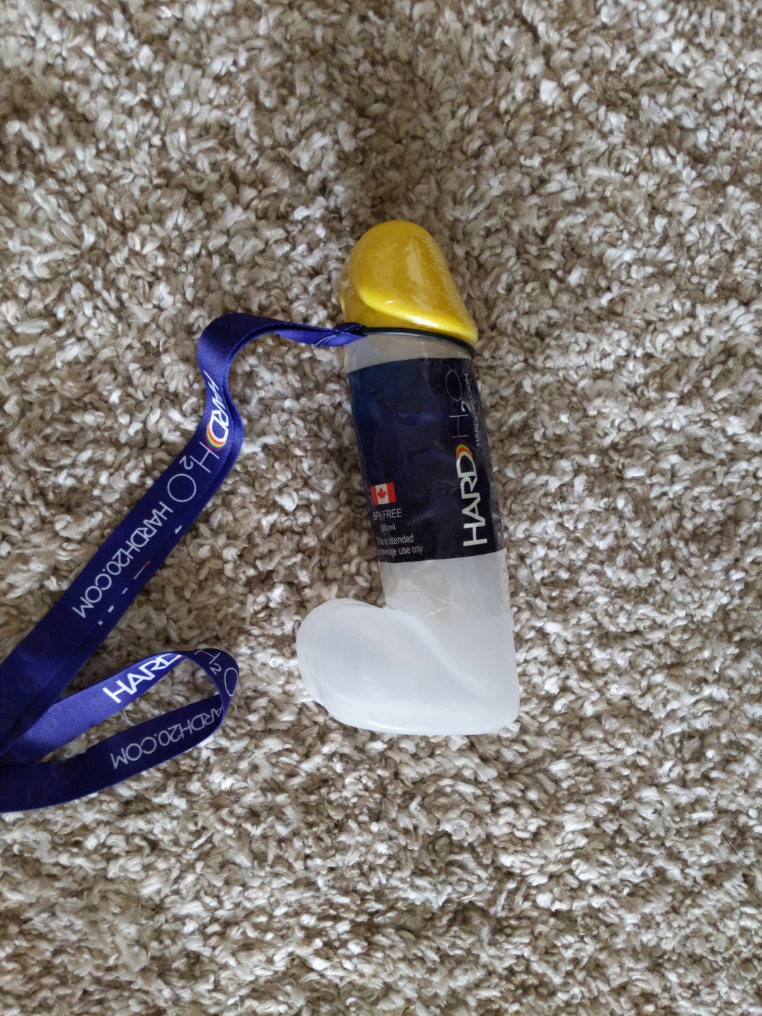 Hard H2O 500ml Pride Water Bottle with Lanyard