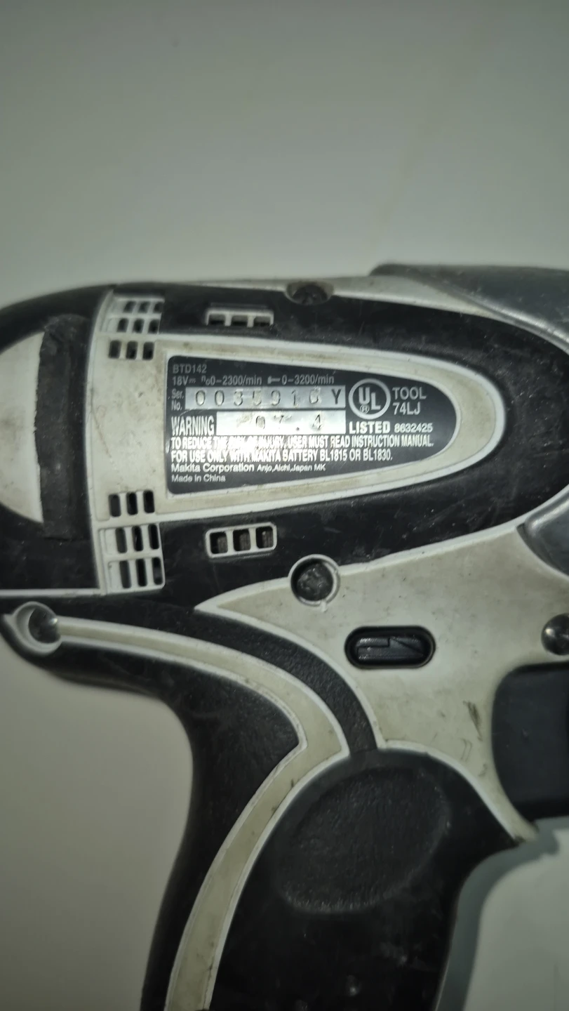 Makita BTD142 18V Impact Driver - photo 2