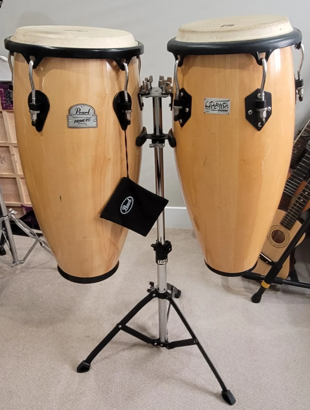 Pearl Primero Conga Drums with Stand - photo 2