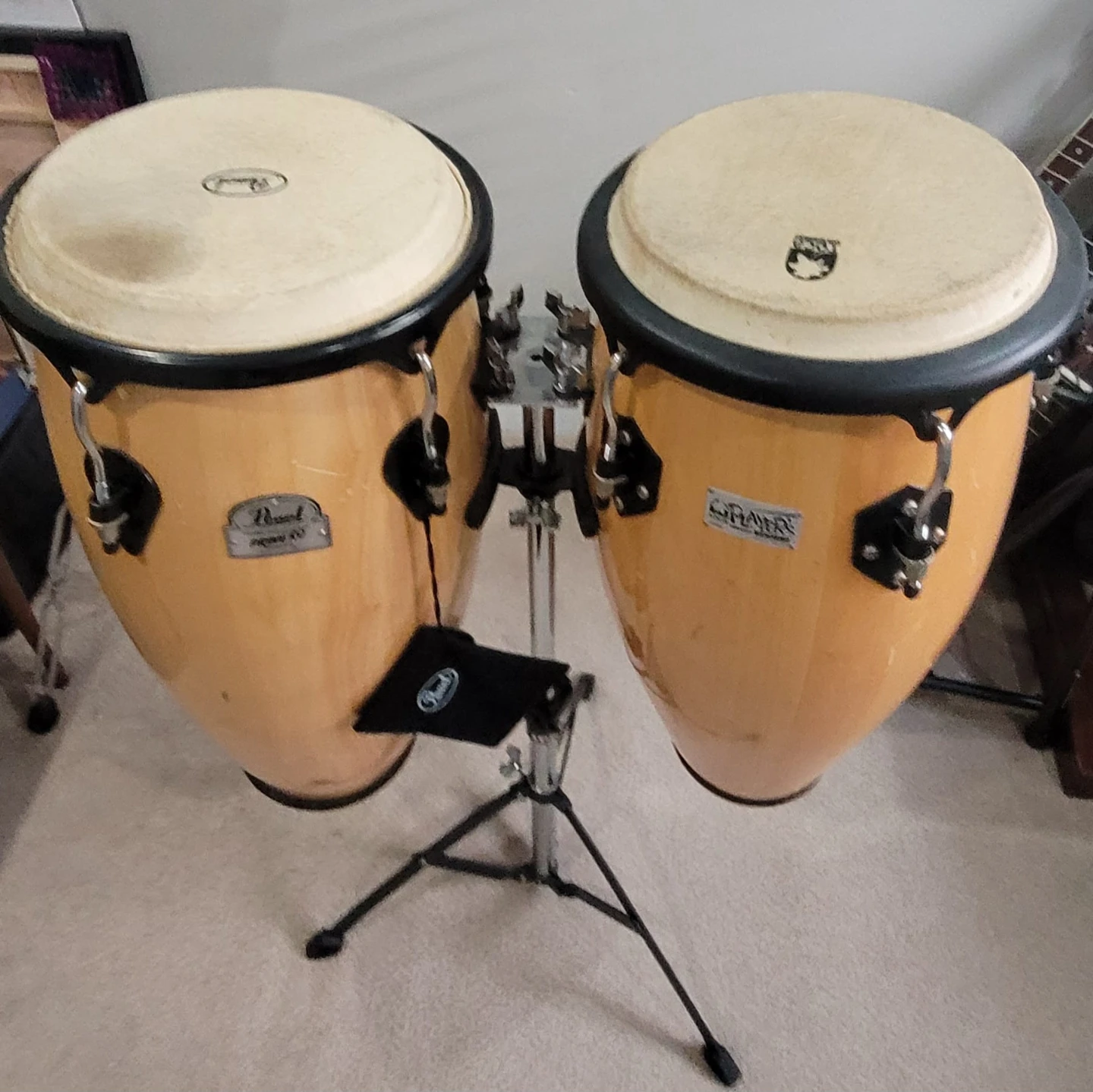 Pearl Primero Conga Drums with Stand - photo 3