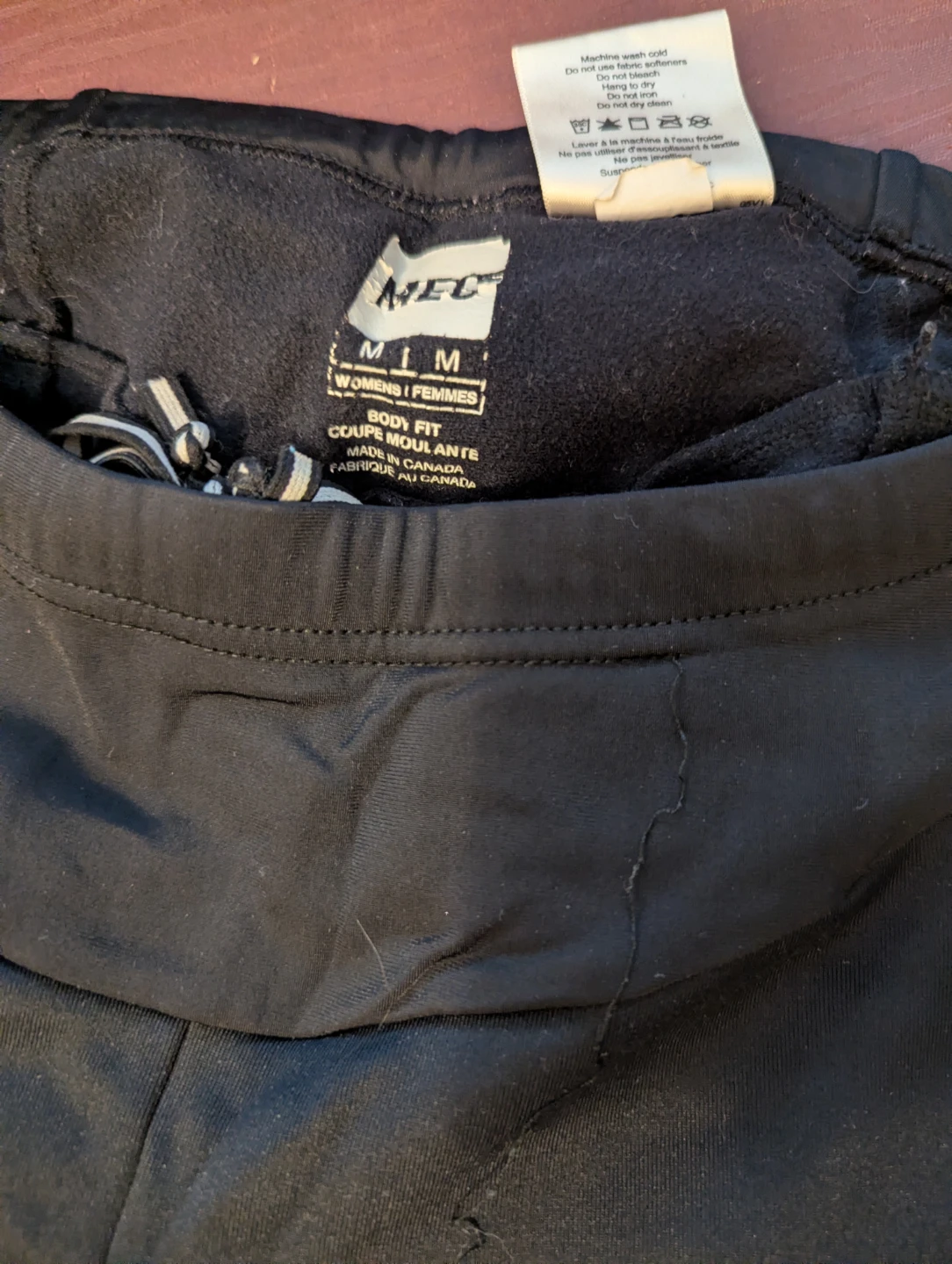 MEC Black Running Pants Women's M - photo 2