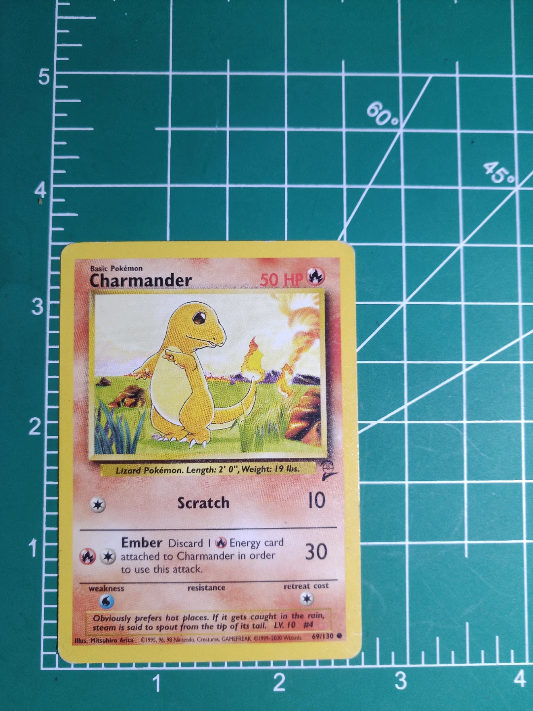 Pokemon Charmander Trading Card