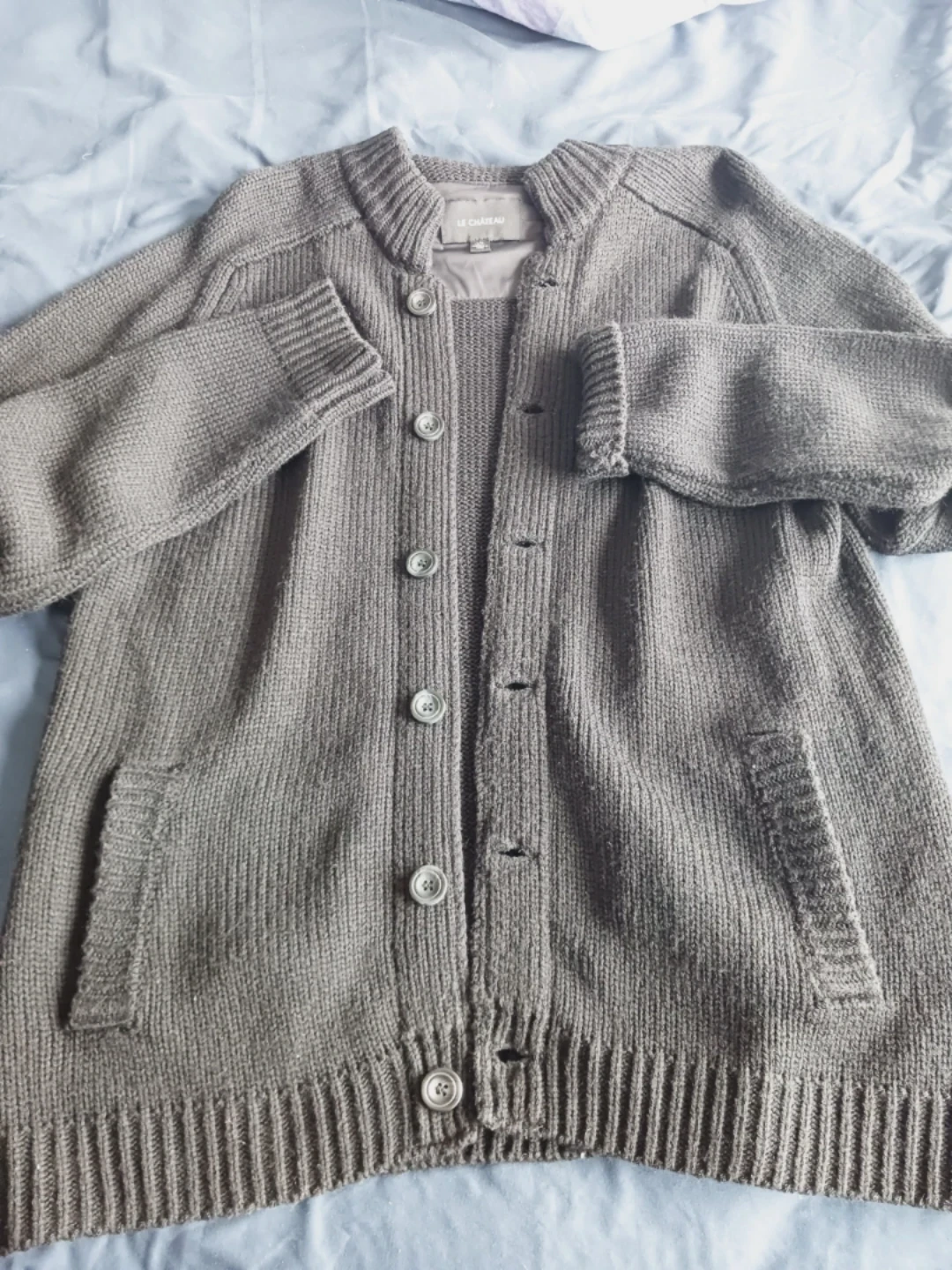 ⚽  LE CHÂTEAU puffer vest and cardigan set - photo 4