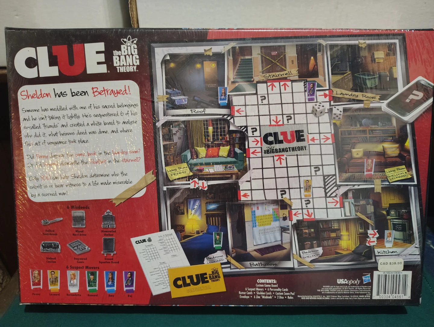 The Big Bang Theory Clue Board Game - photo 2