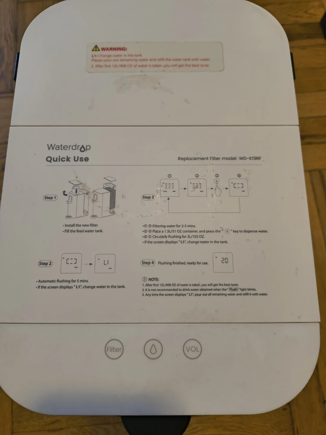 Waterdrop Water Dispenser WD-K19RF - photo 5