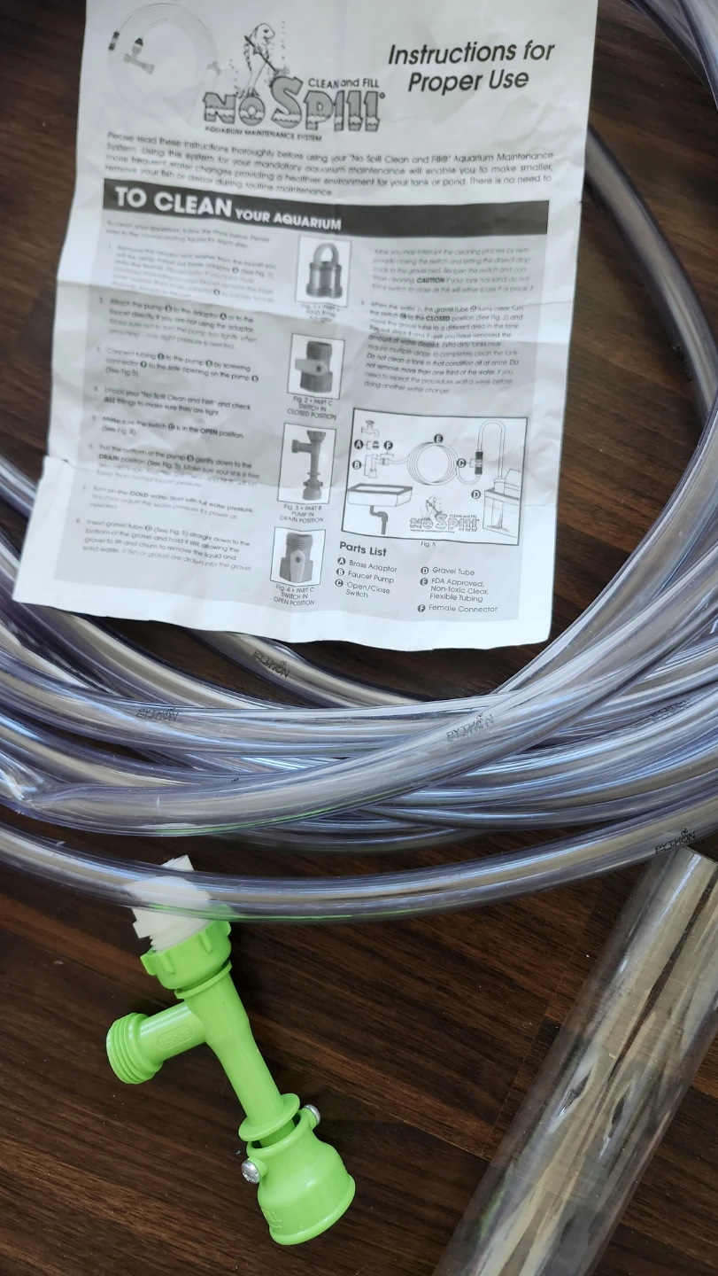 No Spill Clean and Fill" Aquarium Maintenance System - photo 3