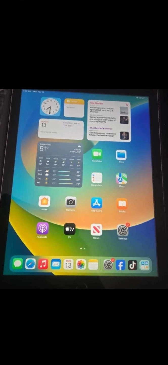 Ipad fifth generation.