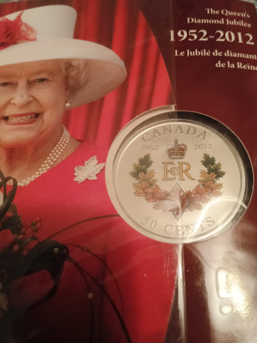 Canada 50 Cents Coin - Queen's Diamond Jubilee 1952-2012
