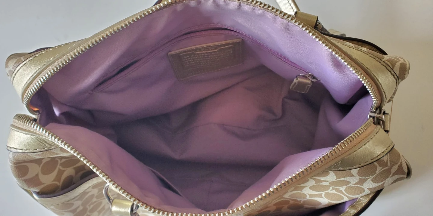 Coach Signature Stripe Tote Bag - photo 3