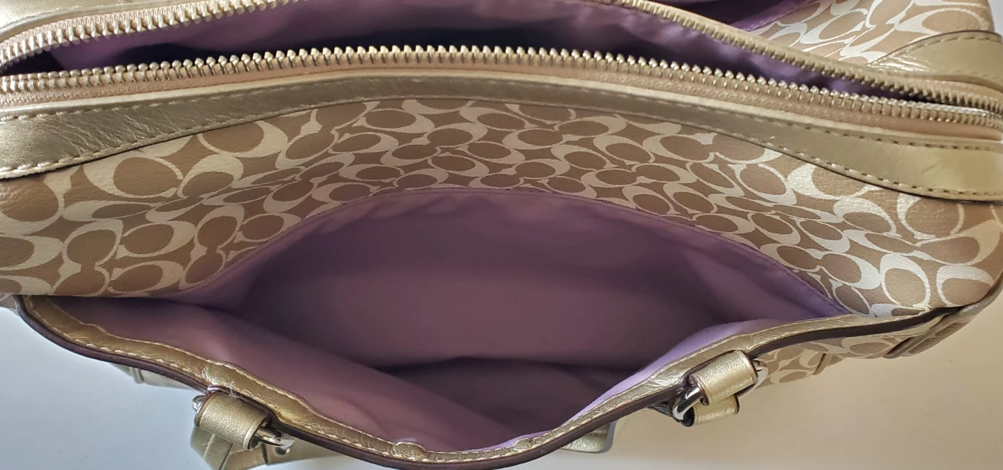 Coach Signature Stripe Tote Bag - photo 4