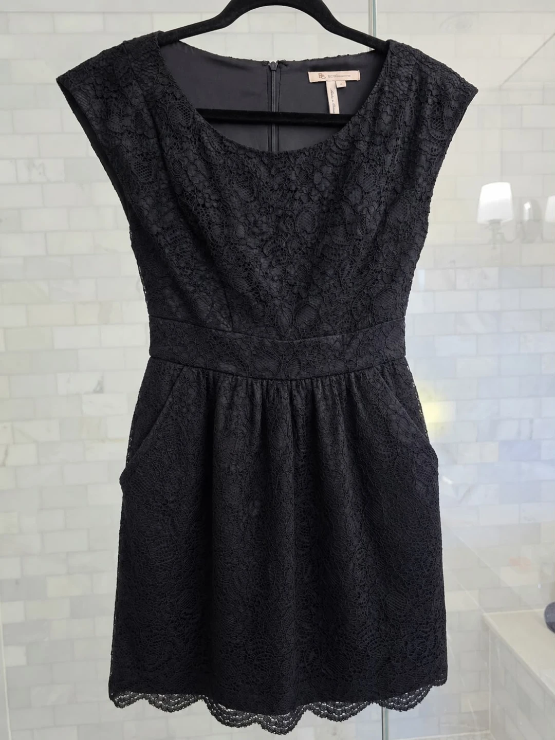 BCBG Generation Black Lace Dress Size 0