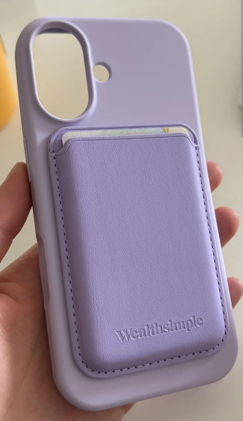 Wealthsimple Card Holder - Purple - photo 2