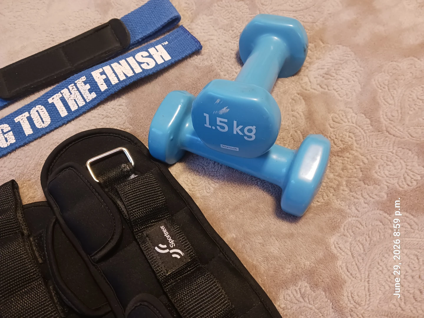 Sportneer Adjustable Ankle/Wrist Weights with Dumbbells - photo 2