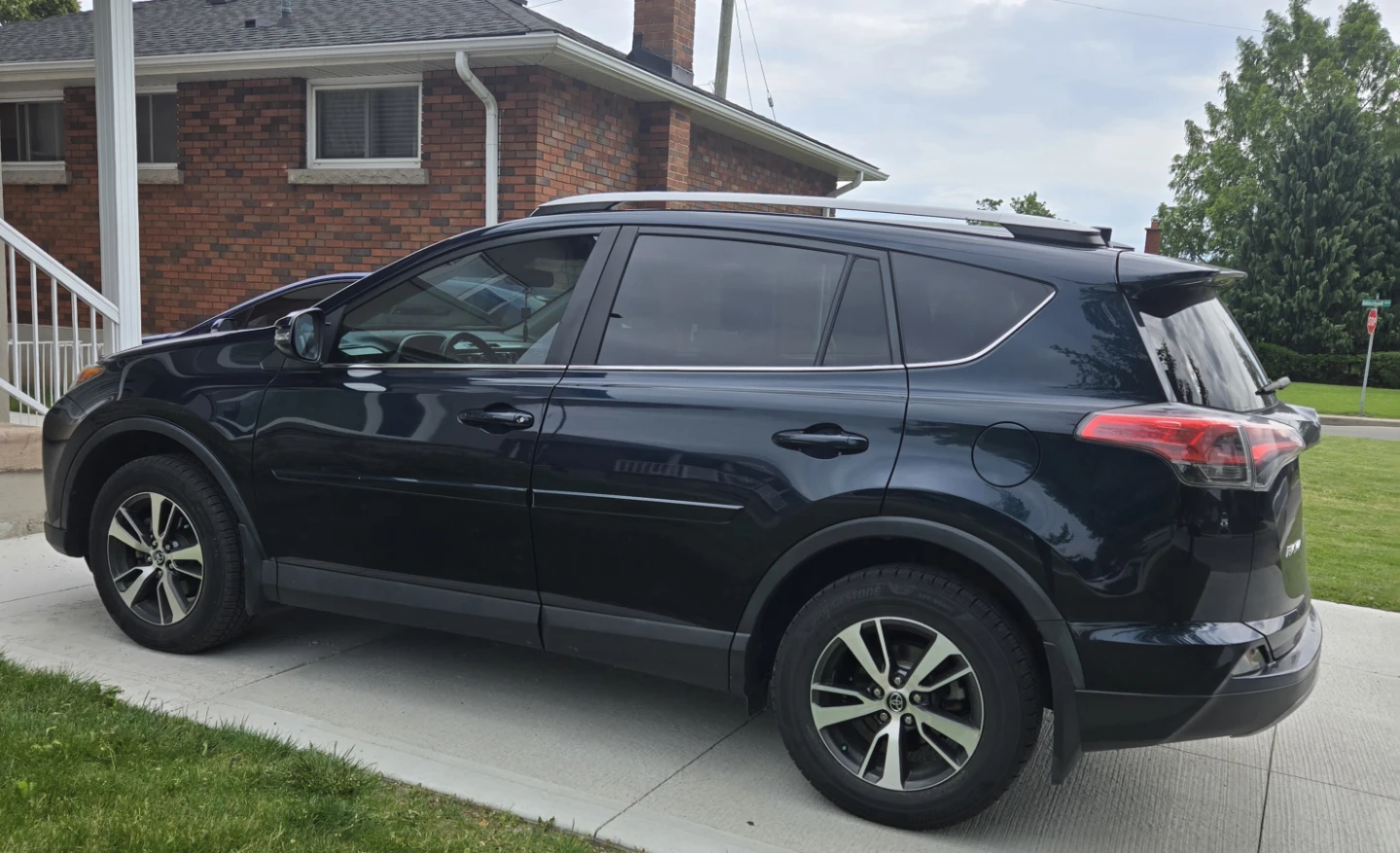 Dark Blue Toyota RAV4 SUV