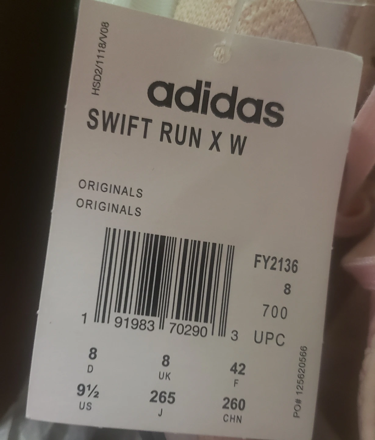 Brand new Adidas Swift Run X W Women's Sneakers Pink Size 9.5 - photo 4