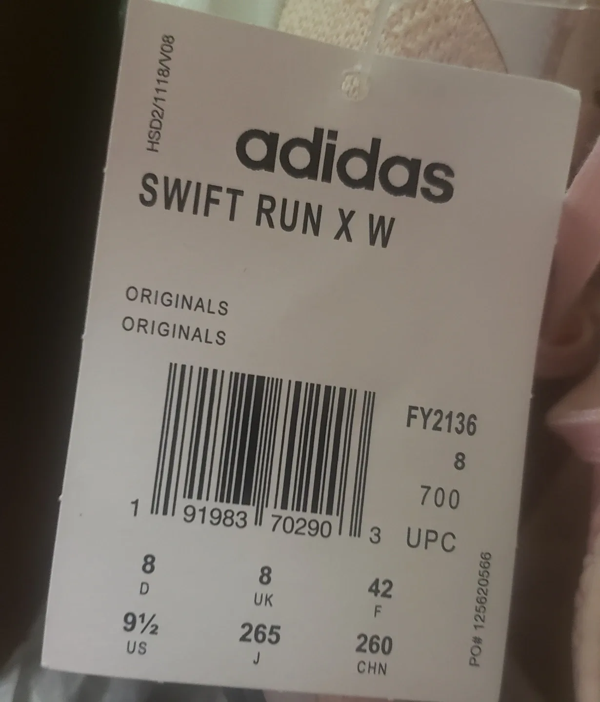 Brand new Adidas Swift Run X W Women's Sneakers Pink Size 9.5 - photo 4