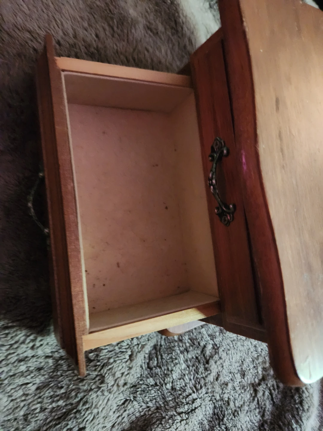Wooden Jewelry Box with Mirror - photo 3