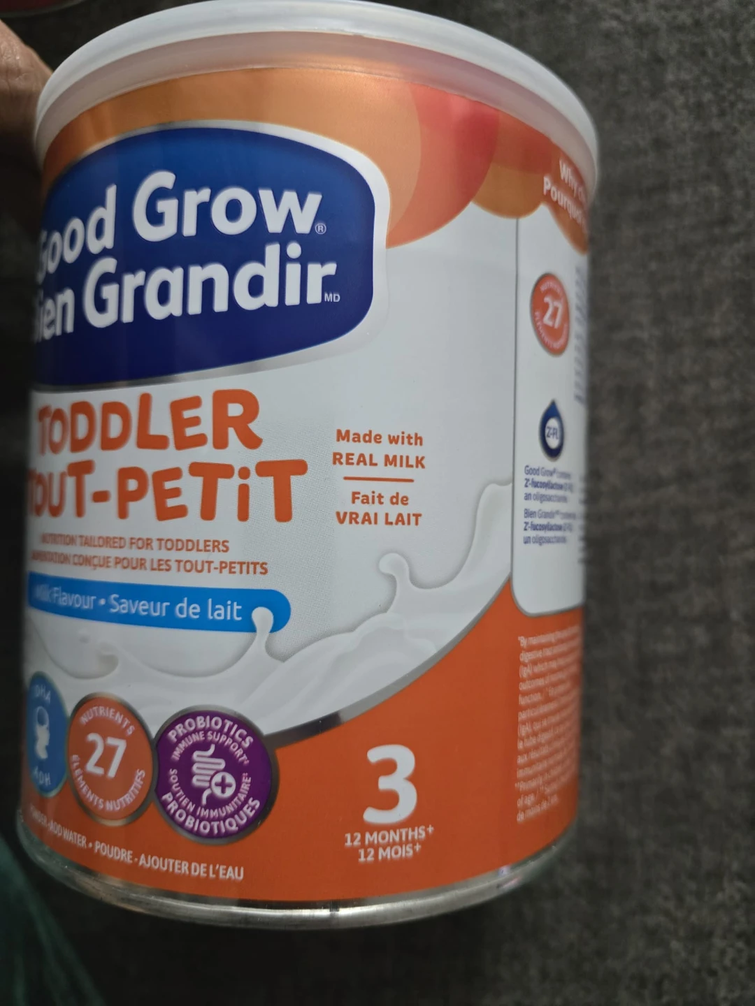 Good Grow Bien Grandir Toddler Milk Formula - 850g - photo 5