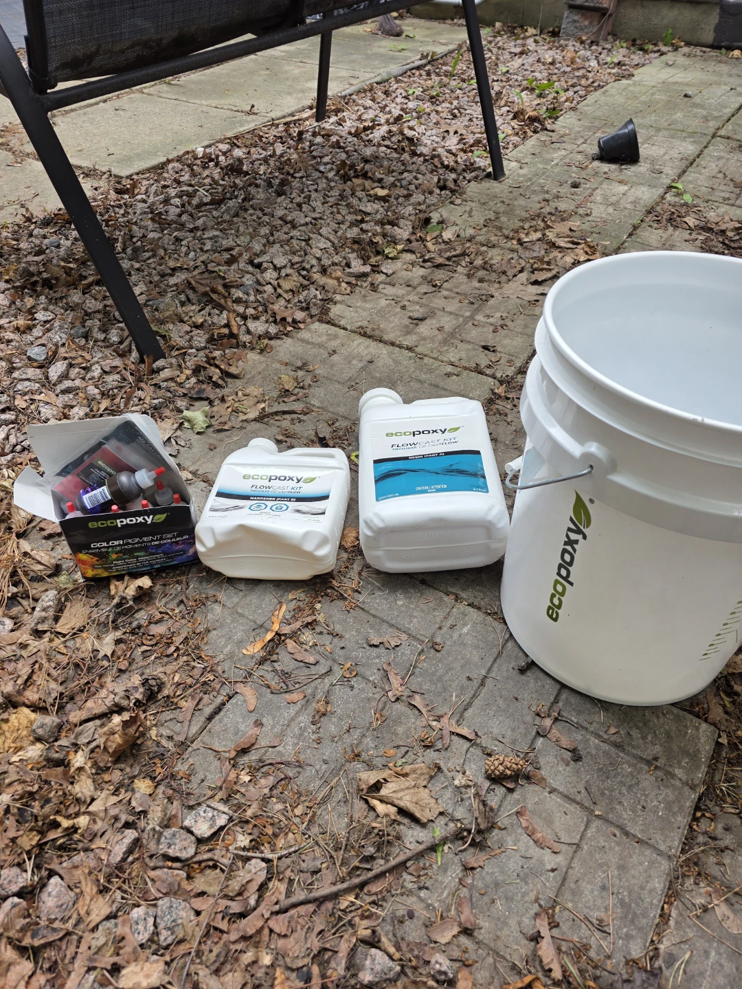 ⚽ Ecopoxy Flowcast Kit with Color Pigments