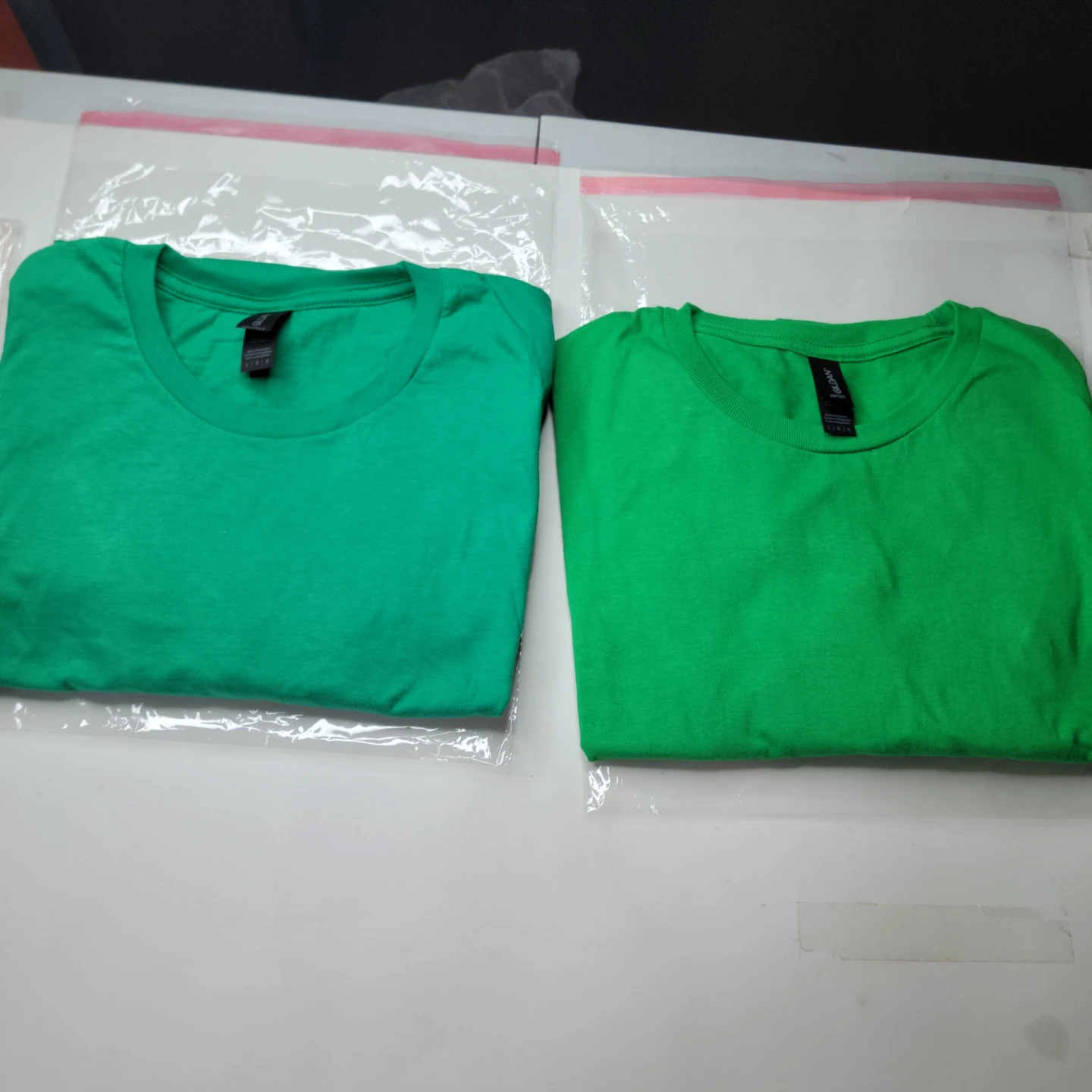 Two Green T-Shirts - Size L⚽️
