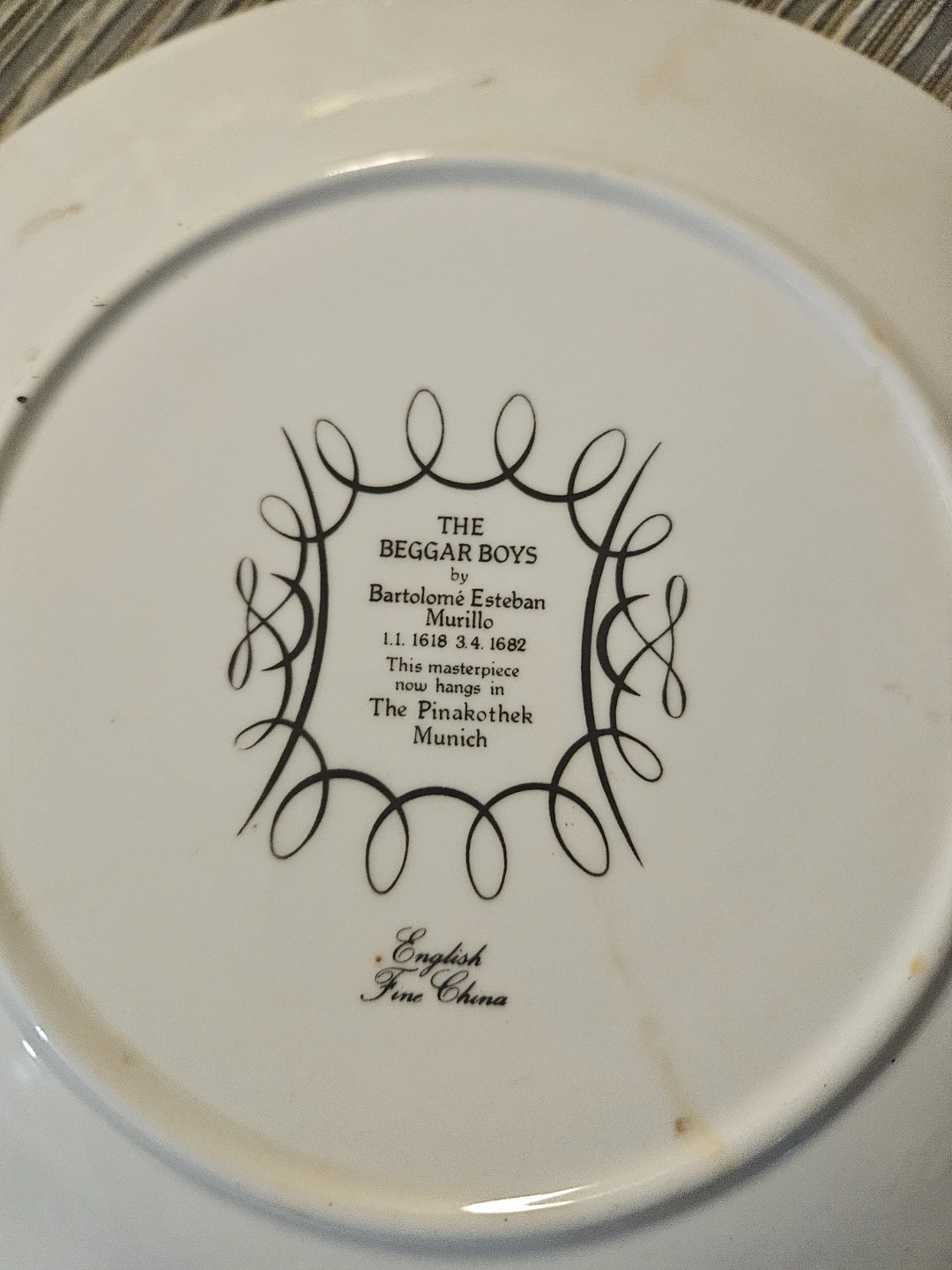 English Fine China decorative plate - photo 4