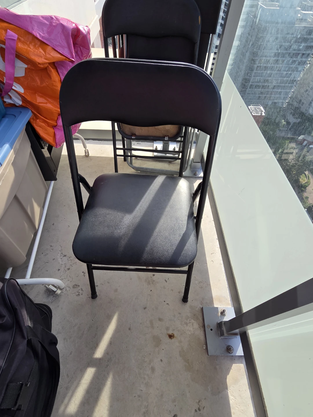 Black Folding Chair