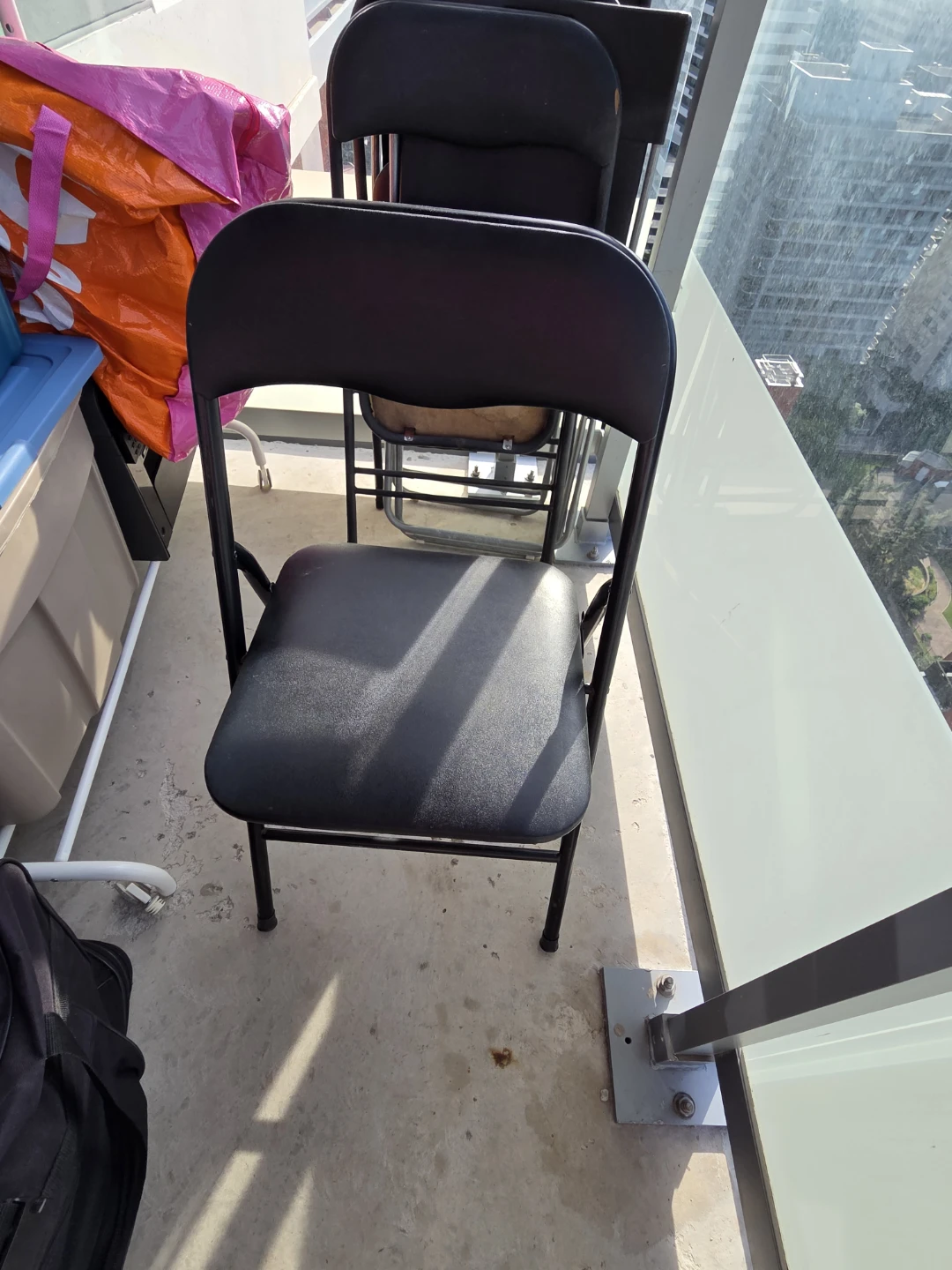 Black Folding Chair - photo 2