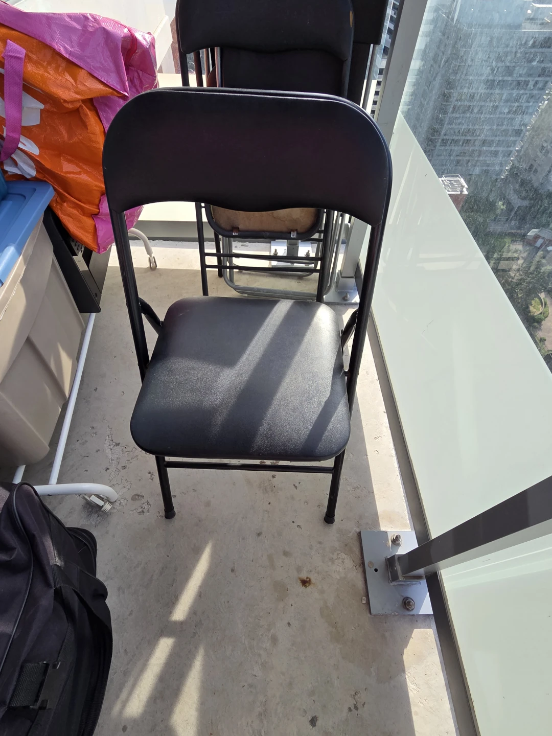 Black Folding Chair - photo 3
