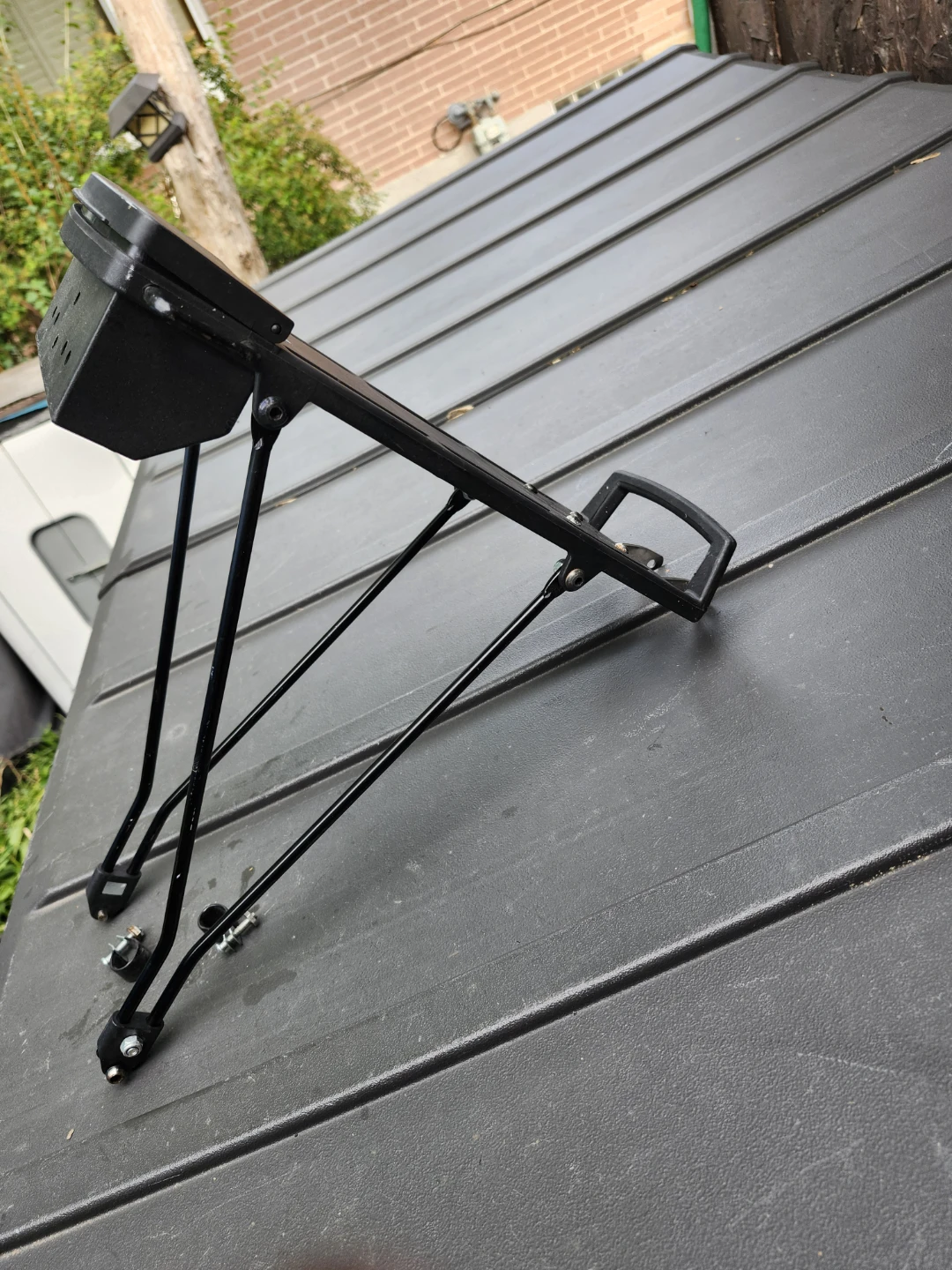 Black Bicycle Rear Rack - photo 2