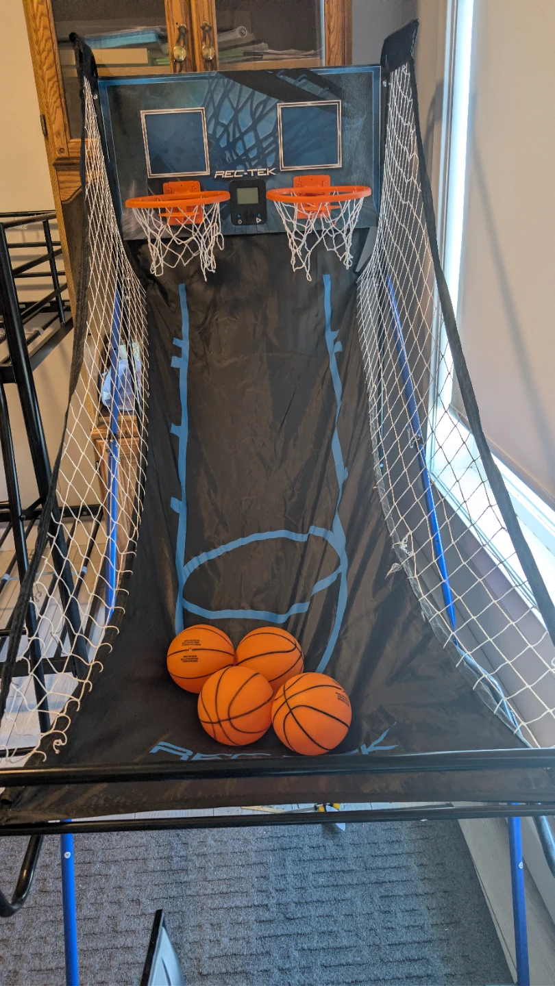 REC-TEK Double Electronic Basketball Hoop Game