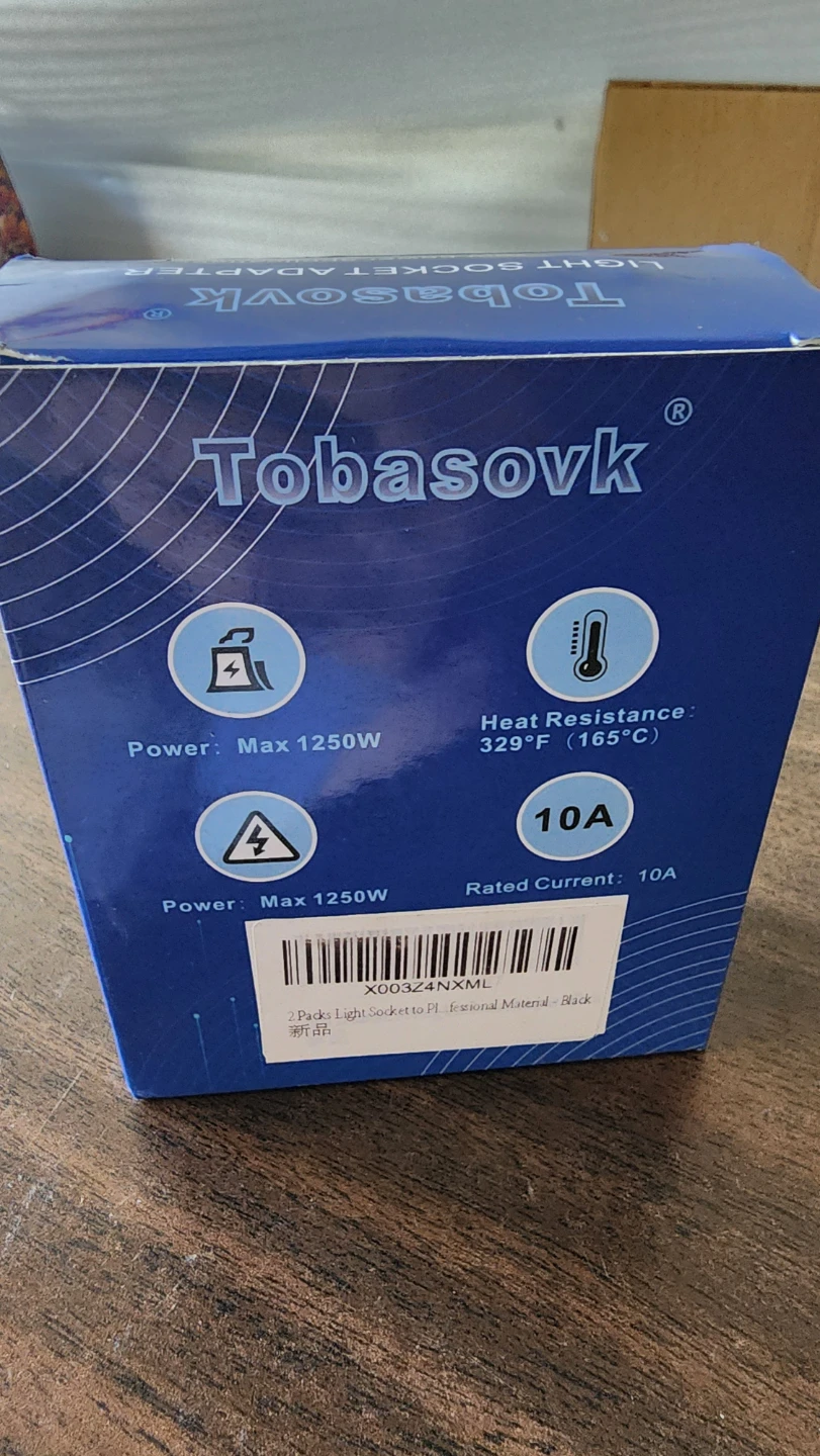 Tobasovk Light Socket Adapter - photo 2