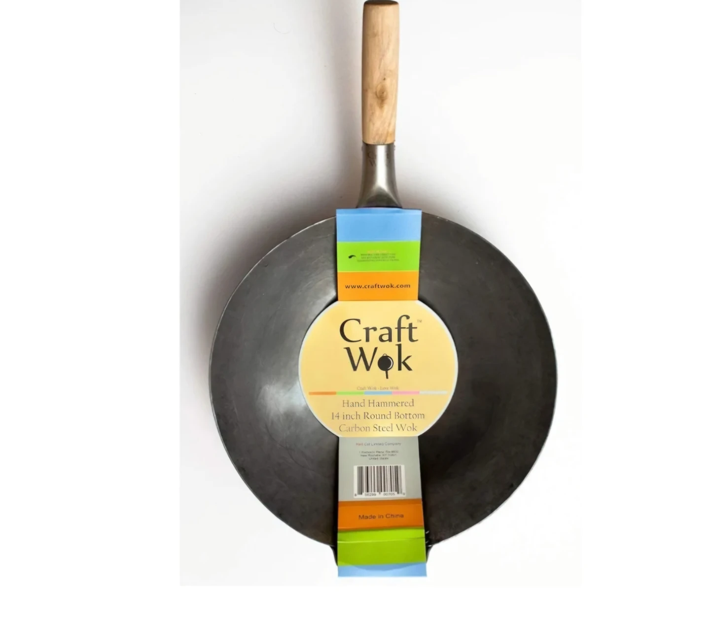 Craft Wok Hand Hammered Carbon Steel Wok - 14 inch - photo 2