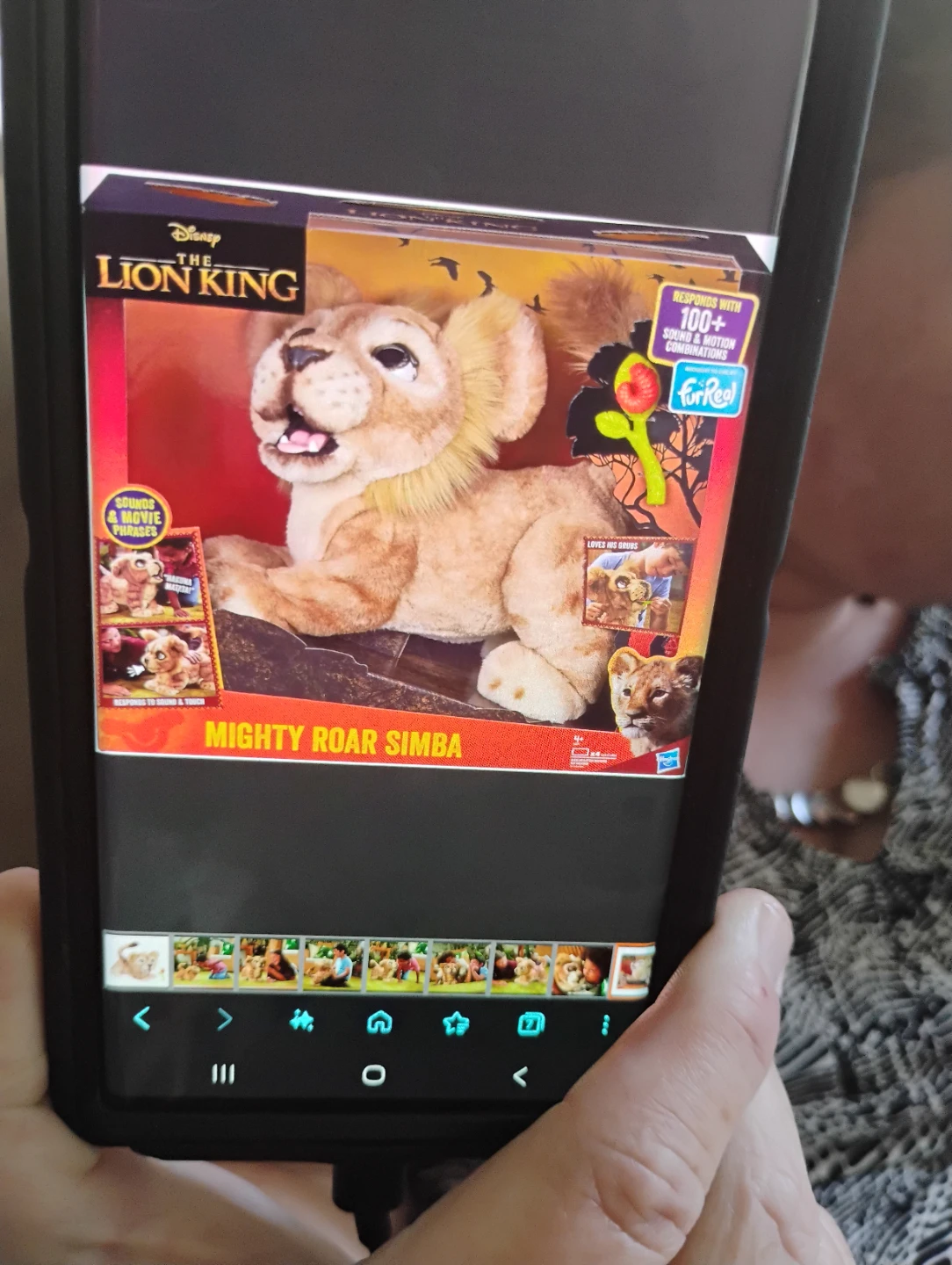 Electronic Simba toy with remote - photo 2