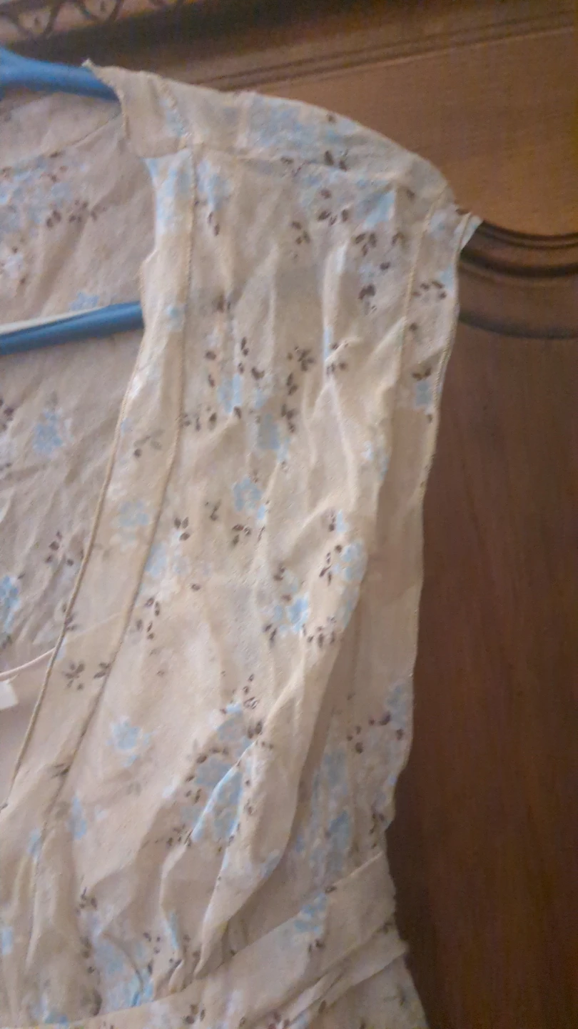 Banana Republic Floral Sheer Blouse Size 4 - photo 4