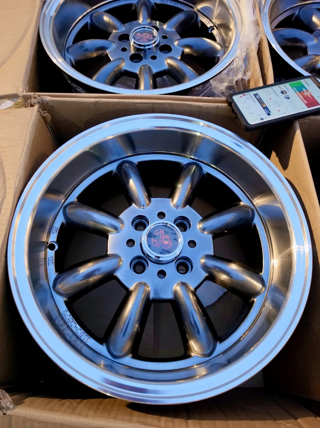 New 15 inch Competizione rims wheels 4x98 - photo 4
