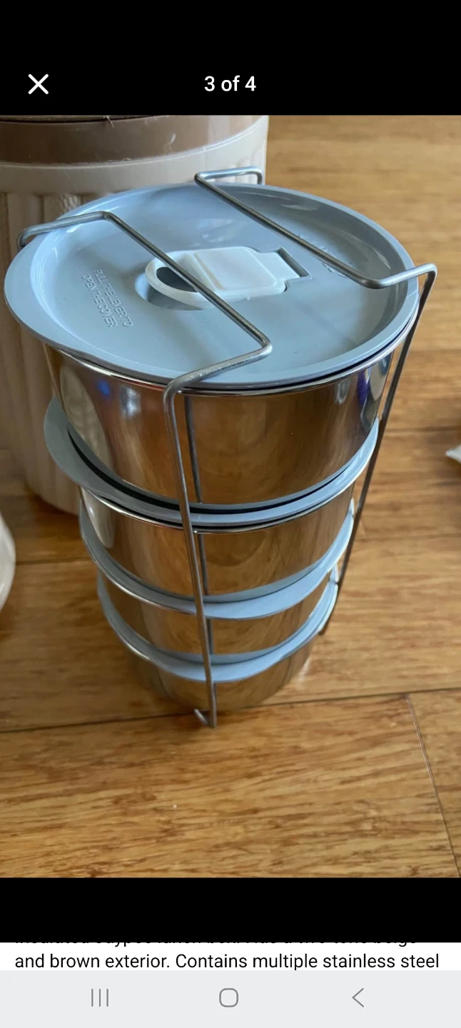 Jaypee Beige Lunch Container  Total Capacity 3L - photo 2