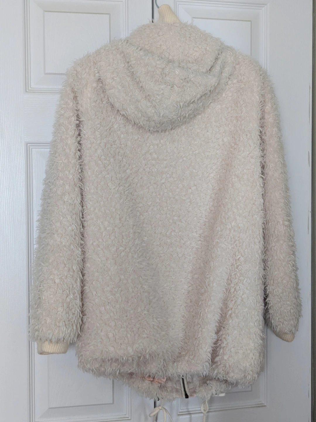 Soft Cream Teddy Bear Furry Coat - photo 2