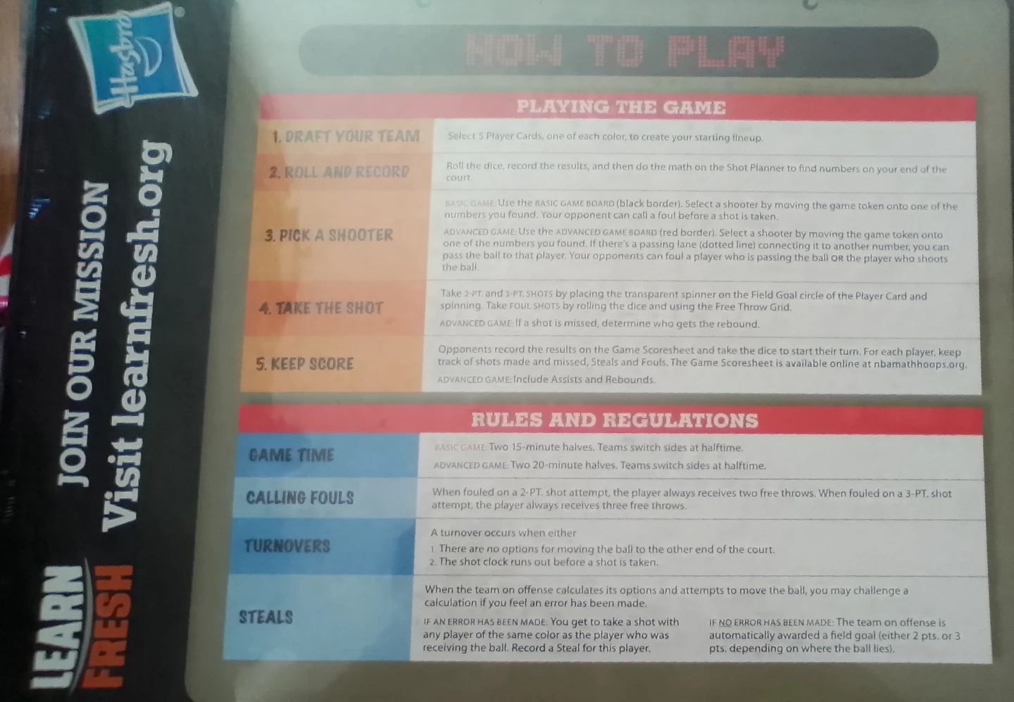 NBA Math Hoops "Creating Math Champions" Board Game by Hasbro - photo 3
