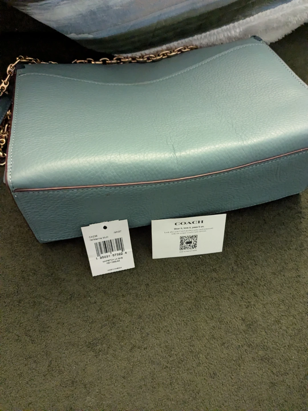 Coach Lane Shoulder Bag With Whipstitch in Marine Multi - photo 5