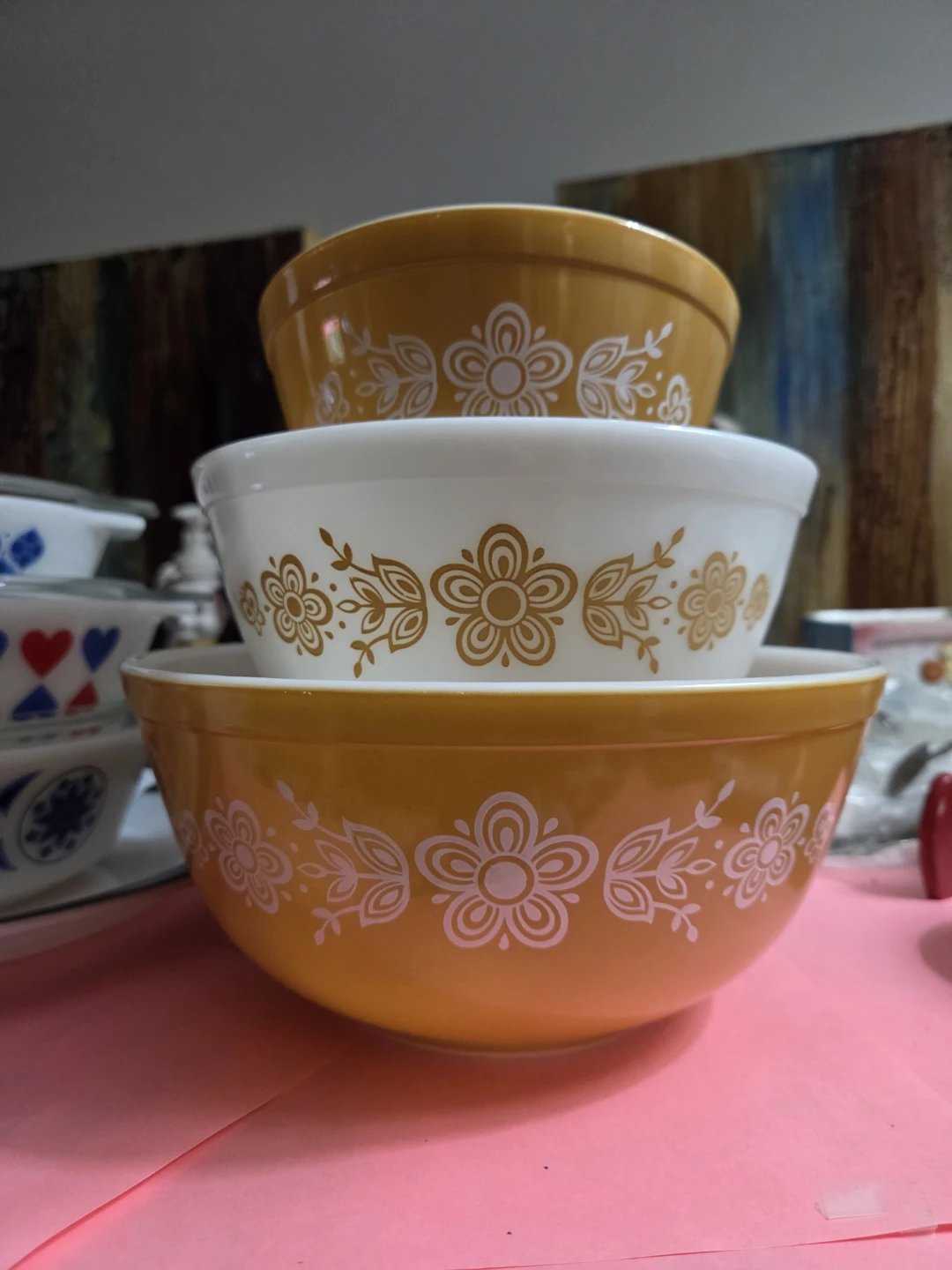 Pyrex 3 piece plastic stands - photo 3