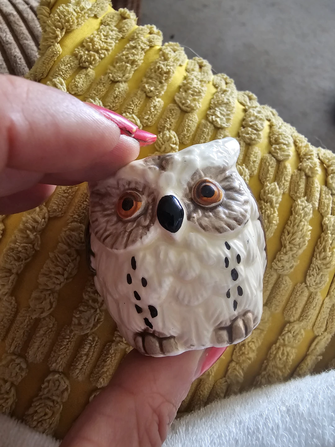 Ceramic Owl Creamer Vintage Pitcher - photo 4