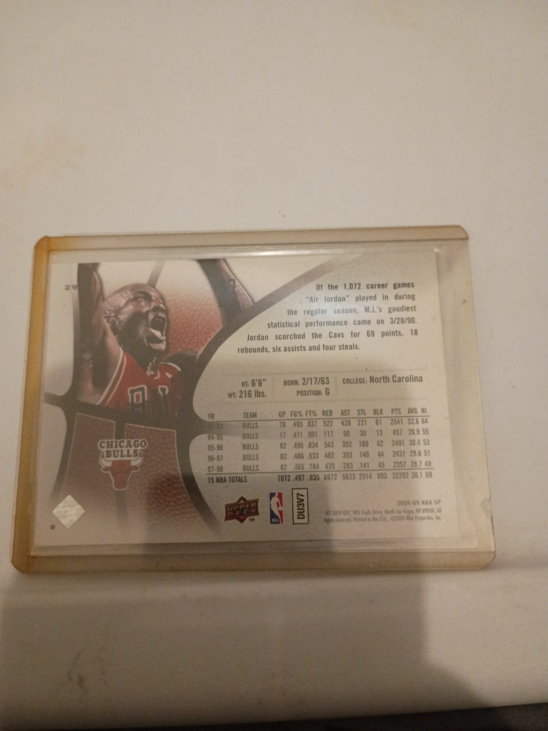 Michael Jordan 1998 Upper Deck SP Basketball ⚽ - photo 2