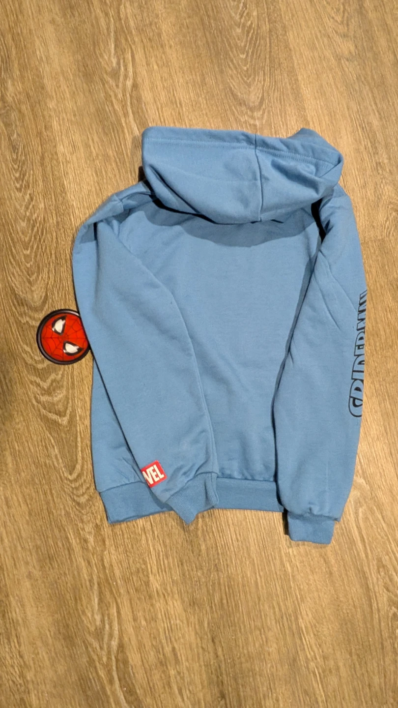 Spiderman Blue Hoodie - Size 8 ⚽ - photo 3