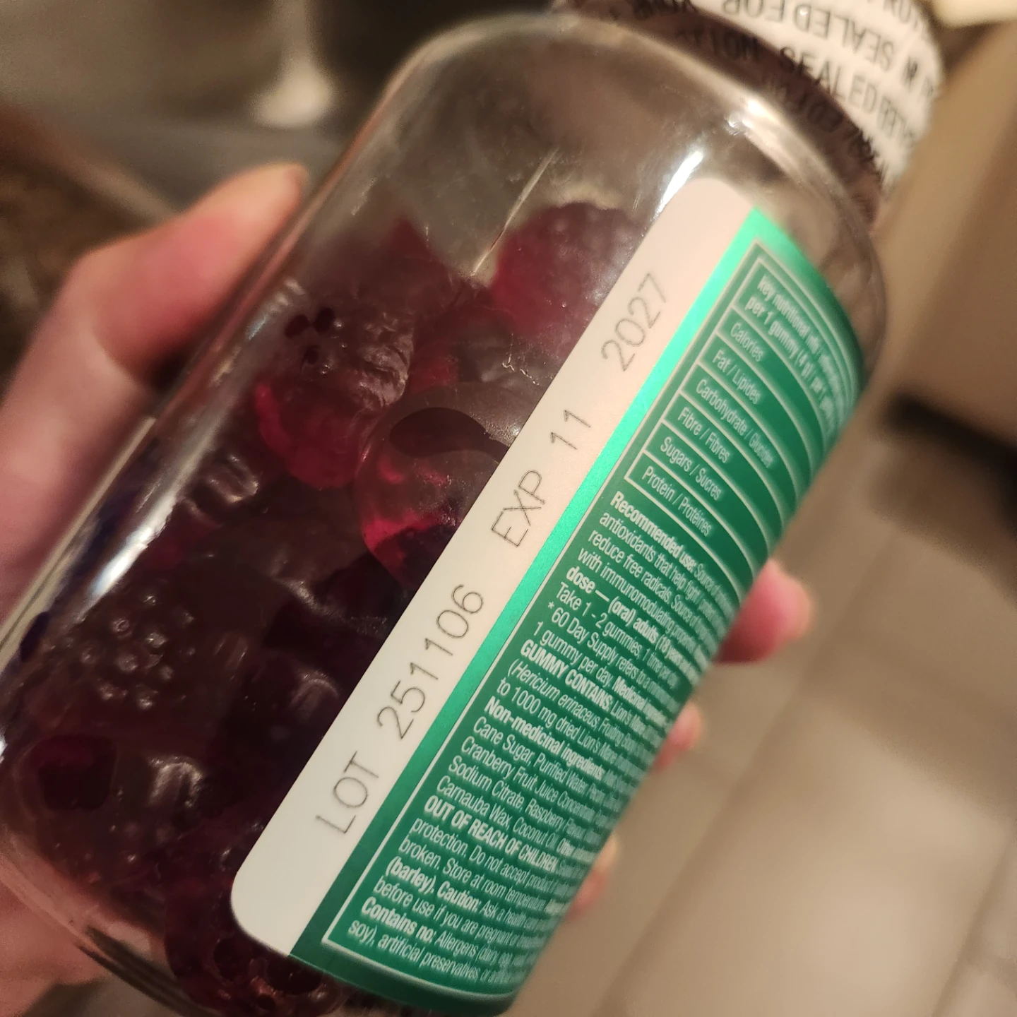 New Organika Lion's Mane Gummies - Raspberry Rush⚽ - photo 2